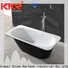 KingKonree hot selling oval stand alone bathtub at discount for shower room