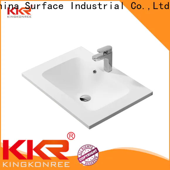 marble small cloakroom basin with cupboard sinks for hotel