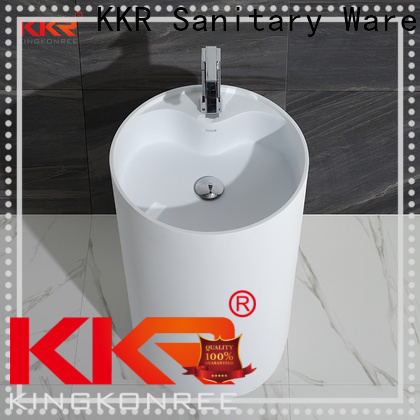 KingKonree professional stand alone bathroom sink factory price for bathroom