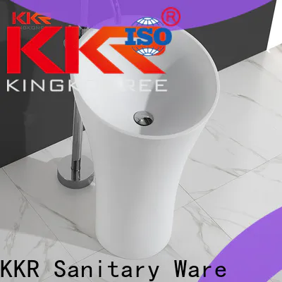 KingKonree durable freestanding vanity sink design for hotel