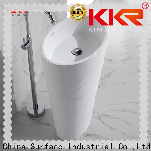 stable free standing hand basin supplier for bathroom