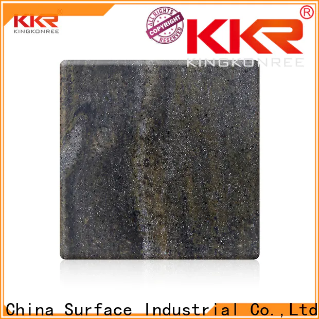 KingKonree popular solid surface countertop sheets supplier for home