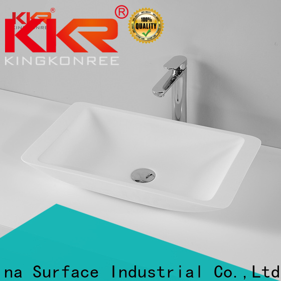 KingKonree best quality above counter bathroom sink bowls cheap sample for hotel