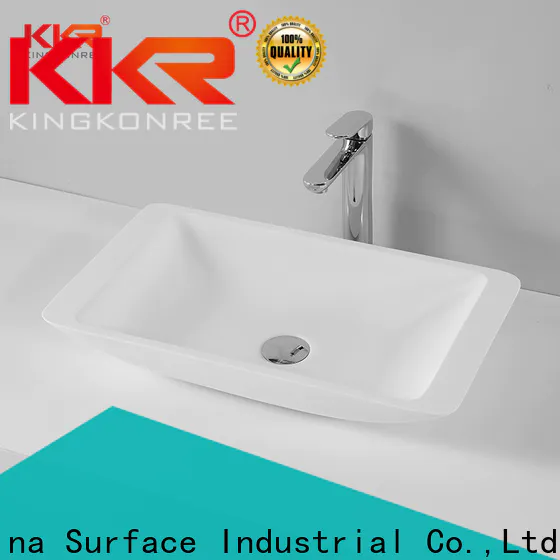 KingKonree best quality above counter bathroom sink bowls cheap sample for hotel