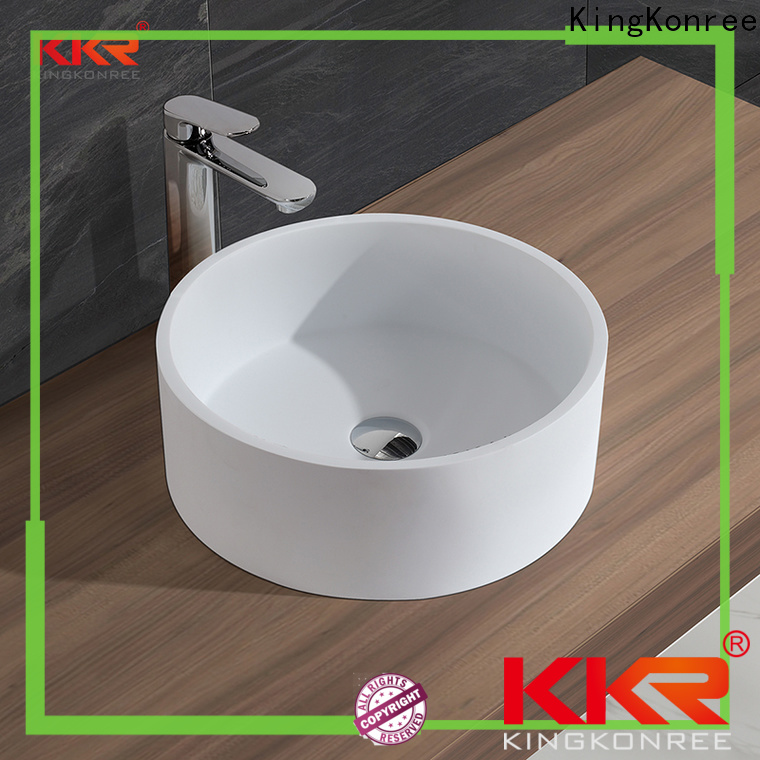KingKonree approved above counter sink bowl design for restaurant
