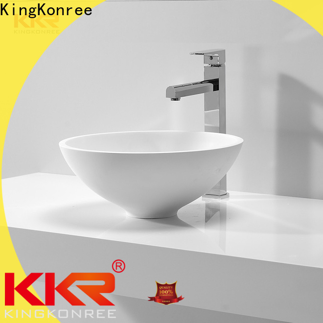 KingKonree above counter square bathroom sink supplier for hotel