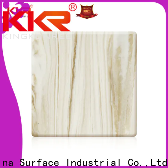 KingKonree white solid surface sheets for sale manufacturer for home