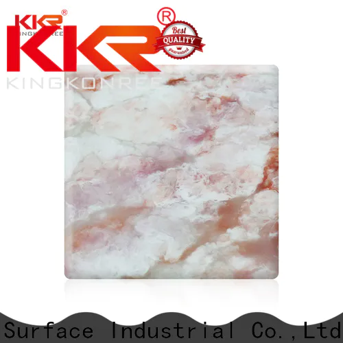 KingKonree acrylic solid surface directly sale for indoors