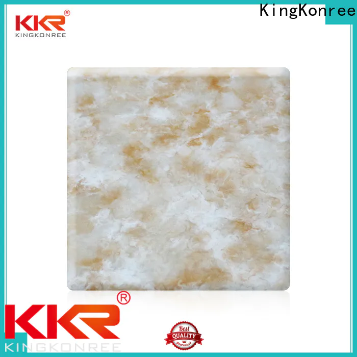 KingKonree marble solid surface sheets for sale manufacturer for home
