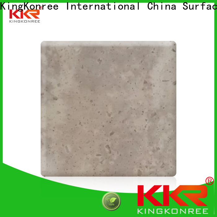 KingKonree solid surface countertop sheets manufacturer for room