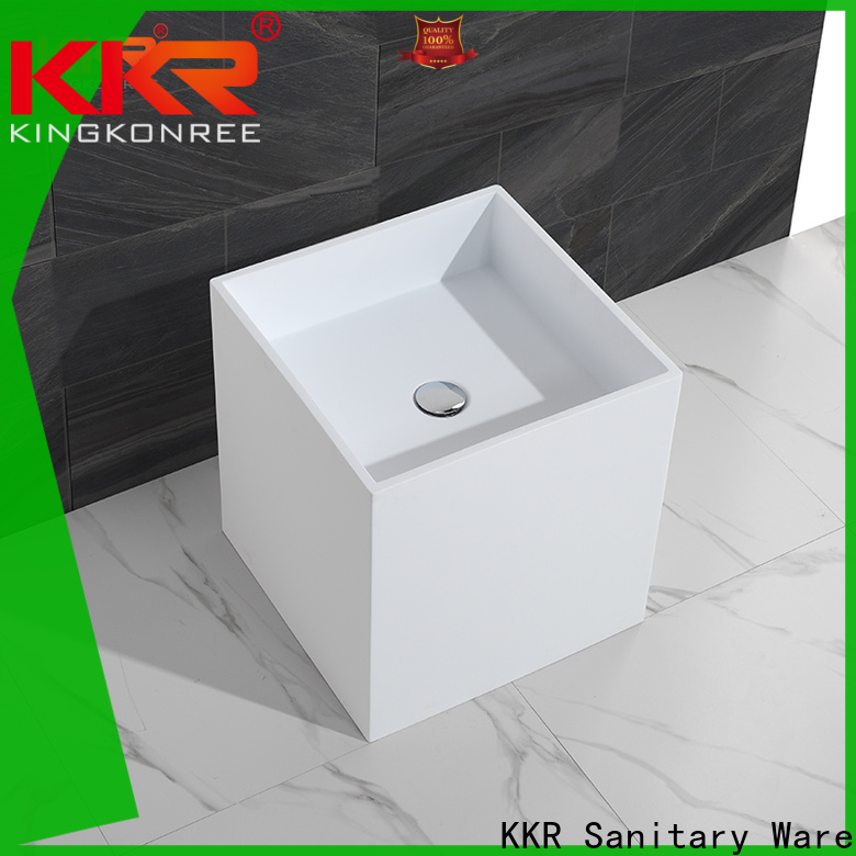 KingKonree stable small free standing sink factory price for motel