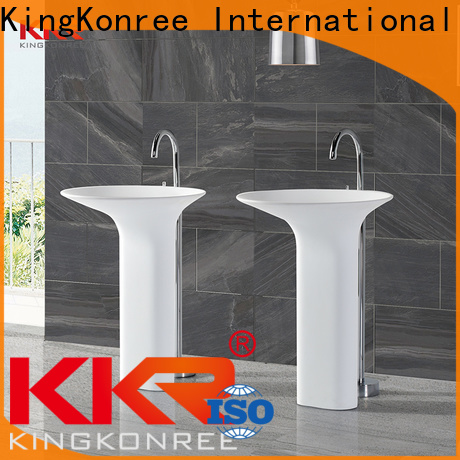 KingKonree round freestanding basin customized for motel