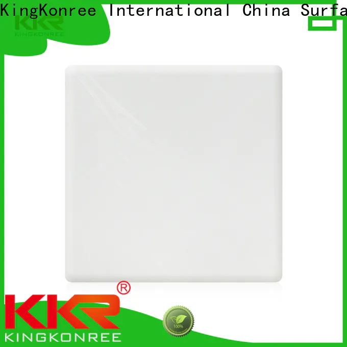 KingKonree pure solid surface sheets manufacturer for hotel