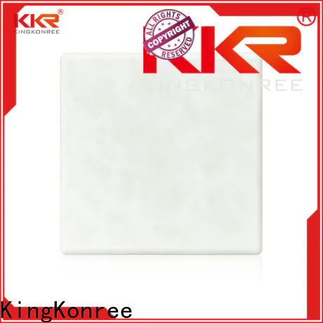 KingKonree artificial translucent countertops manufacturer for motel