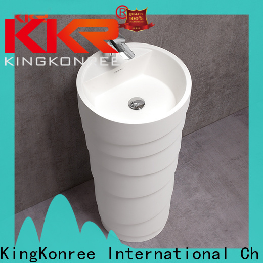 KingKonree freestanding basin sinkfree standing wash hand basins manufacturer for motel