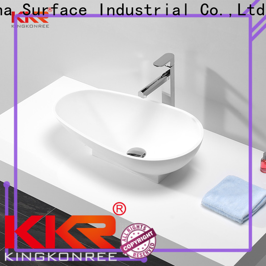 KingKonree thermoforming square above counter basin cheap sample for restaurant
