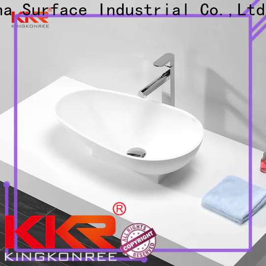 KingKonree thermoforming square above counter basin cheap sample for restaurant