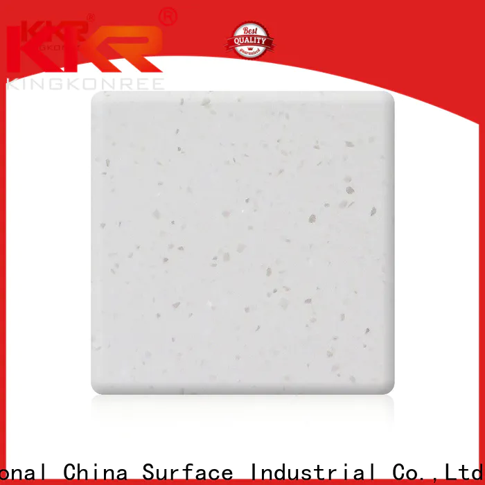 KingKonree black solid surface material suppliers customized for room