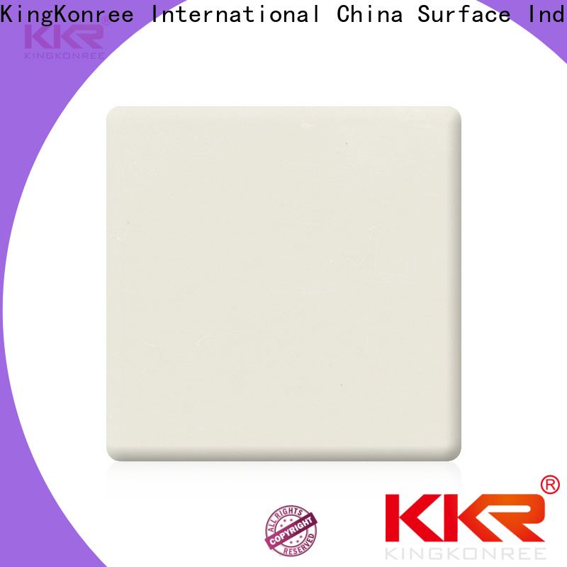 KingKonree white solid surface countertops prices manufacturer for room