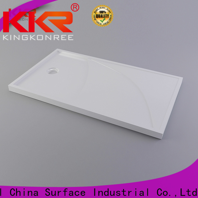 KingKonree rectangle slimline shower base manufacturer for motel