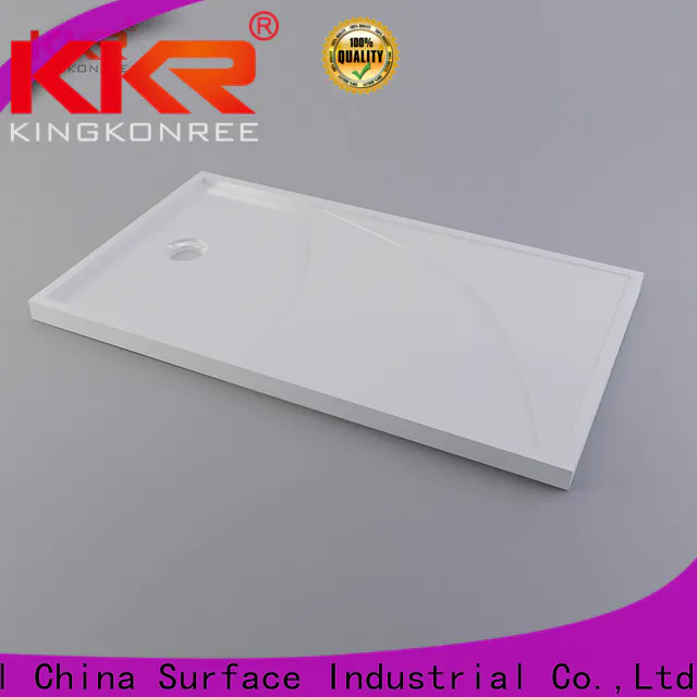 KingKonree rectangle slimline shower base manufacturer for motel