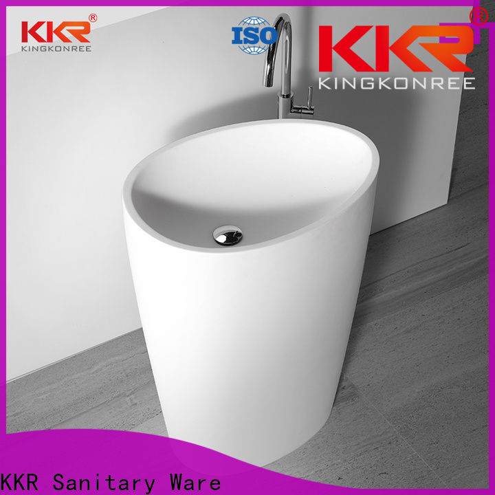 KingKonree professional free standing hand basin design for bathroom