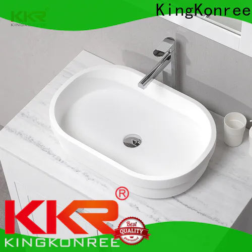 KingKonree above counter vessel bathroom sinks supplier for room