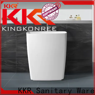 rectangle small free standing sink factory price for bathroom
