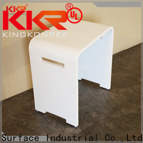 soild white shower stool manufacturer for home