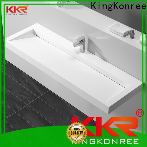 KingKonree 450 wall hung basin design for hotel