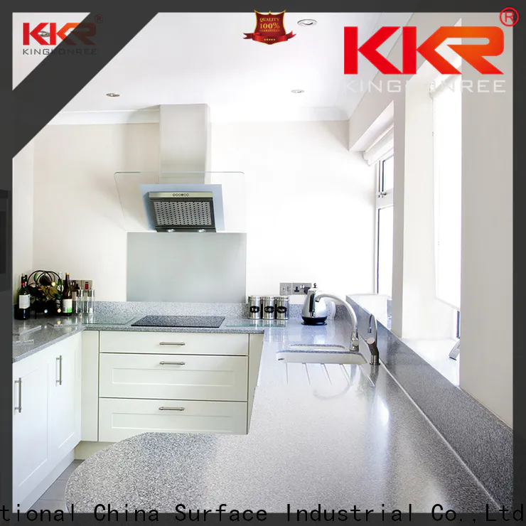 KingKonree glossy acrylic worktops uk factory price for hotel