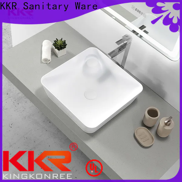 KingKonree durable round above counter bathroom basin at discount for home