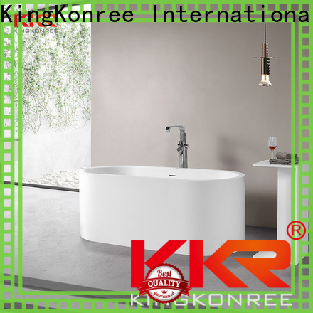 KingKonree freestanding deep soaking tub manufacturer for shower room