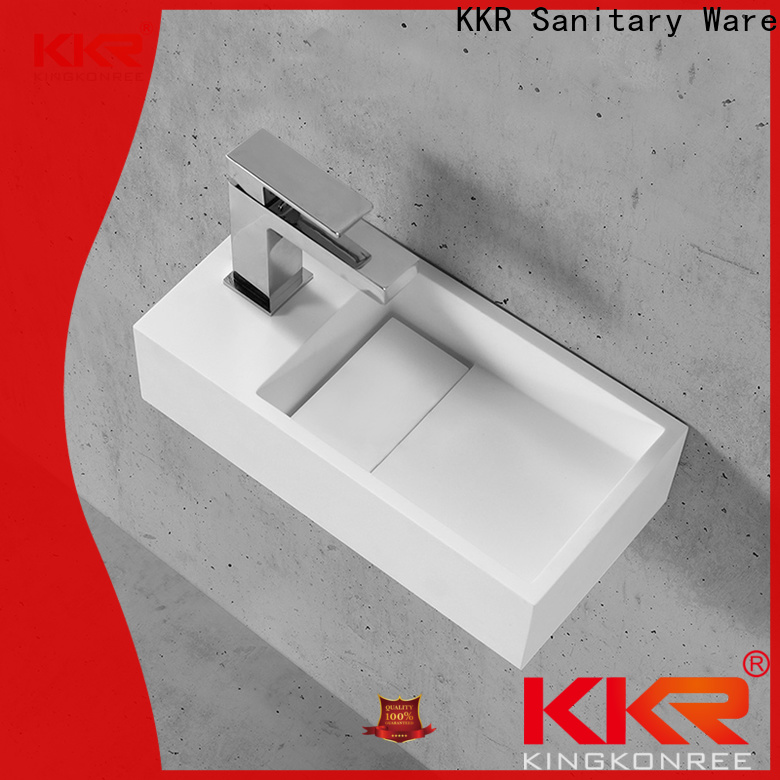 KingKonree wallhung wall hung sink with towel rail design for home