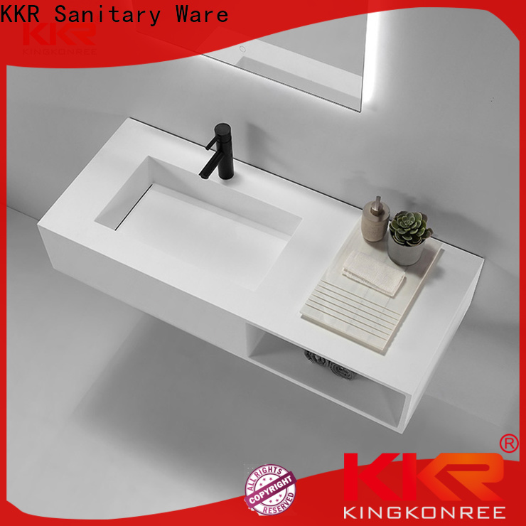 selling stone wall hung basin manufacturer for home