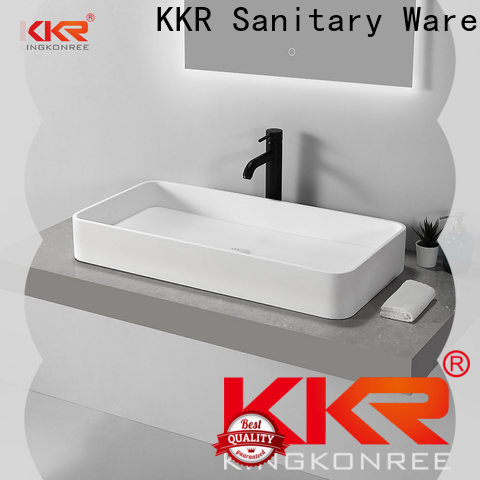 KingKonree excellent vanity wash basin cheap sample for hotel