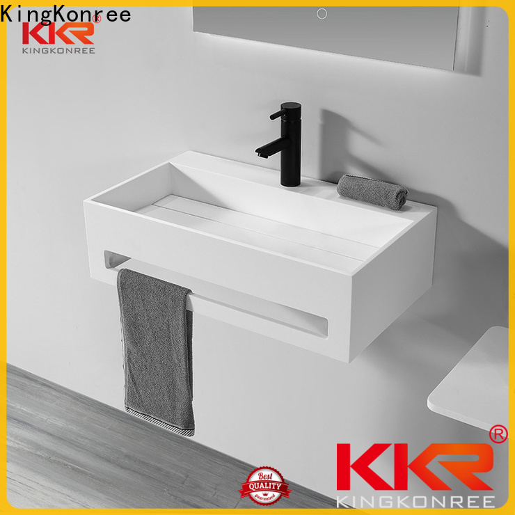 KingKonree slope old wall mount sink customized for hotel