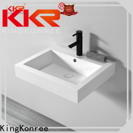 KingKonree square wall mount sink manufacturer for toilet