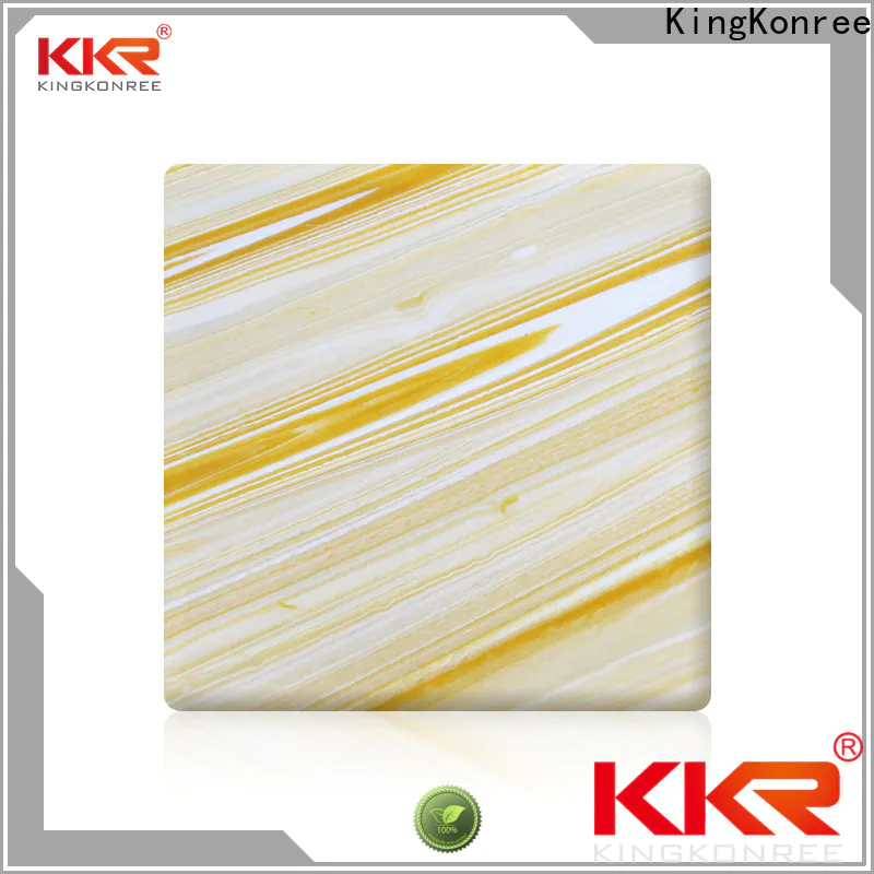 KingKonree translucent stone countertop manufacturer for bathroom