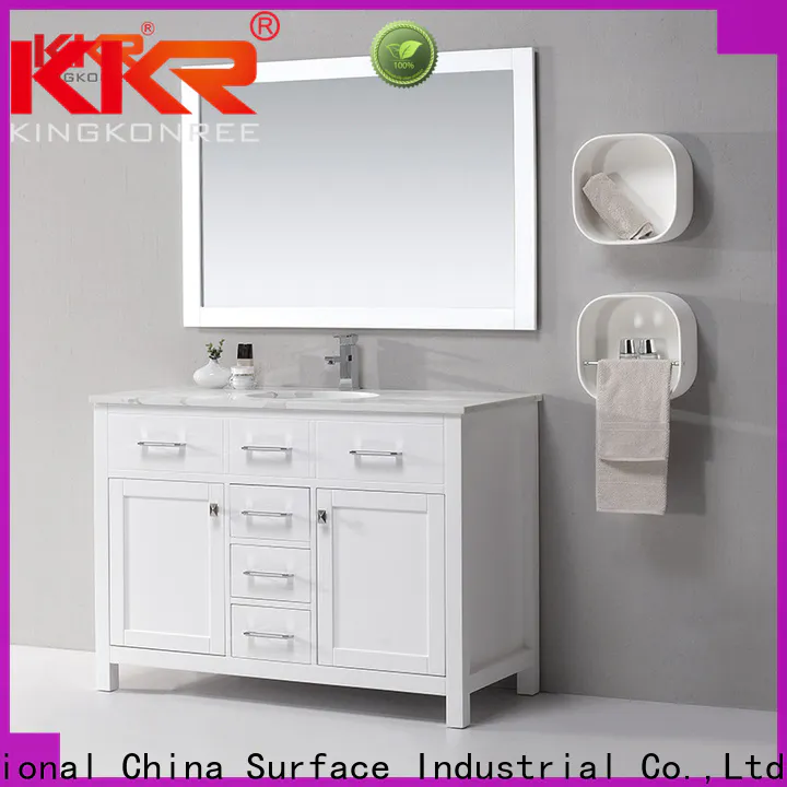 KingKonree restroom sink cabinet latest design for motel