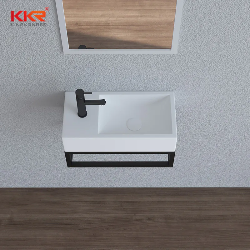 KKR Solid Surface Small Stone Vessel Sink In Bathroom Sinks Lavabo Del Gabinete KKR-1119