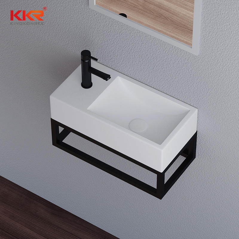 KKR Solid Surface Small Stone Vessel Sink In Bathroom Sinks Lavabo Del Gabinete KKR-1119