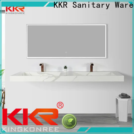 KingKonree newly rectangular wall hung basin supplier for hotel