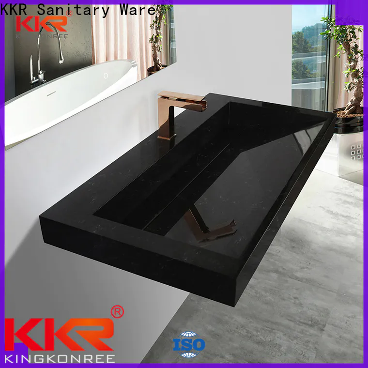 KingKonree smooth 24 wall mount sink supplier for toilet