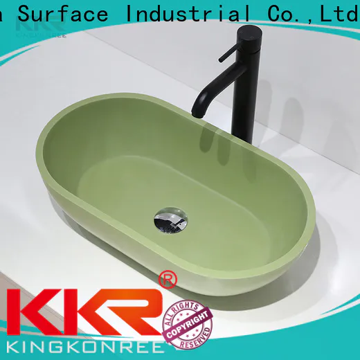 KingKonree black rectangle above counter basin supplier for home