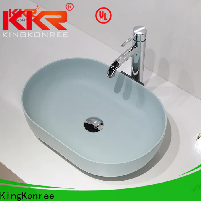KingKonree above counter basin round customized for hotel