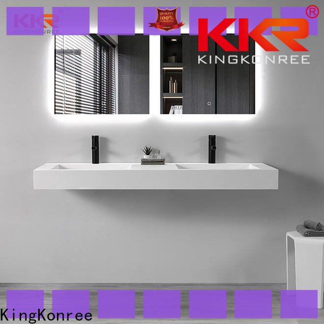 KingKonree rectangular wall hung basin customized for toilet