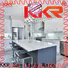 KingKonree countertop solid surface bathroom countertops manufacturer for motel