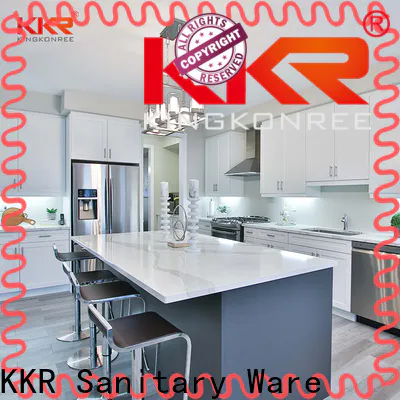 KingKonree countertop solid surface bathroom countertops manufacturer for motel