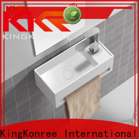 KingKonree luxury wall hung basins uk sink for hotel
